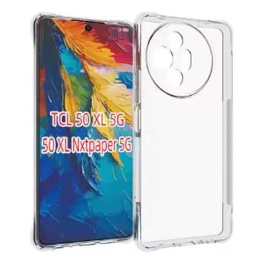 Funda Antishock Tpu Transparente Para Tcl 50 Pro Nxtpaper