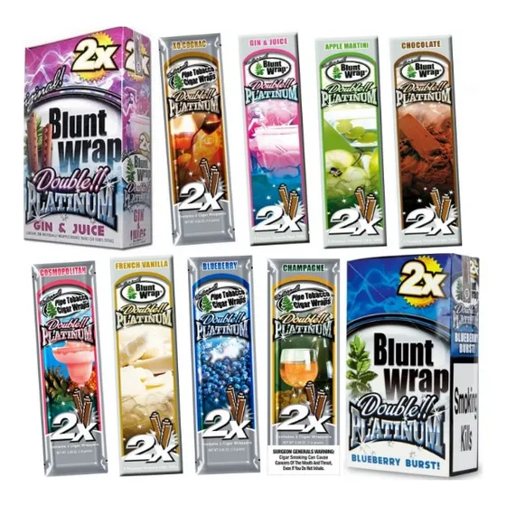 Papel Blunt Wraps (x2) Pack X5 Unidades Papel Armar Full
