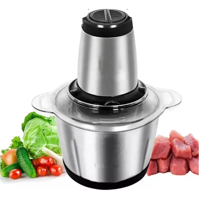 Picador Eléctrico 1200w Para Carne Verduras 3l 2 Velocidades