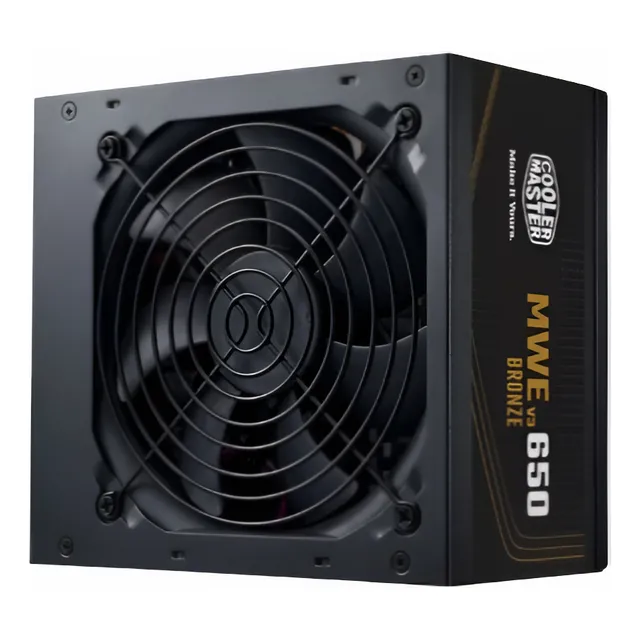 Fuente De Poder, Cooler Master, Mwe V3 650w Bronze, Negro