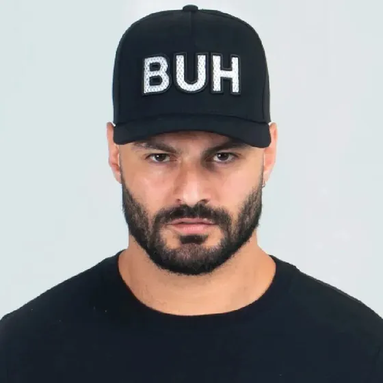 Bone Buh Preto Snapback Gird