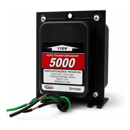 Auto Transformador 5000va 3600w 110/220v Ar Ate 14000btus