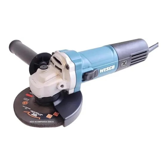 Esmerilhadeira Angular Lixadeira 125mm 900w Ws4750 Wesco220v