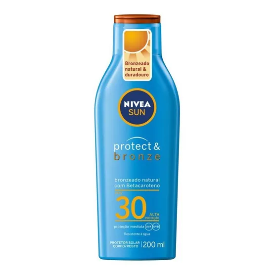 Protetor Solar Protect & Bronze Fps 30 Nivea Sun 200ml
