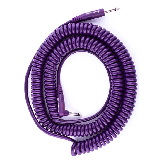 Cabo Instrumento Espiral Mac P10 L 9,15 Metros Voodoo Purple