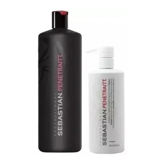 Kit Penetraitt Sebastian Shampoo 1 L + MĂĄscara 500ml Kit Penetraitt Sebastian Shampoo 1 L + MĂĄscara 500ml