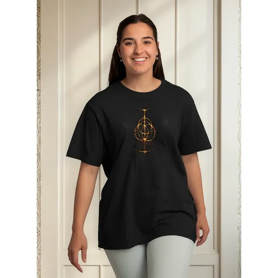 Remera Unisex Lunar Ranni  Elden Algodón Serigrafía Digital
