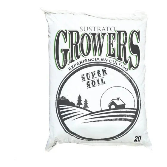 Sustrato Growers Super Soil 20l Abono Perlita Humus Cultivo