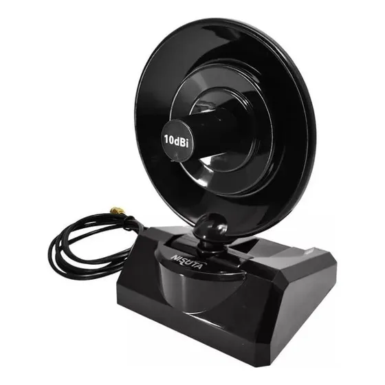 Antena Radar Wi-fi Nisuta 10 Dbi Ganancia, Alcance 40 Metros