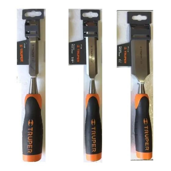 Set De Formones Para Madera Truper , 3 Unidades