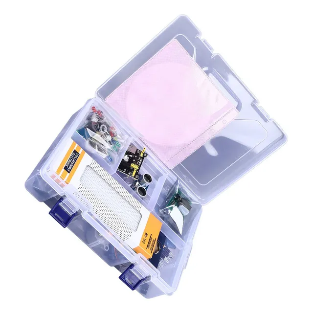 Kit Componentes Electrónicos 830 Breadboard Led, Resisten