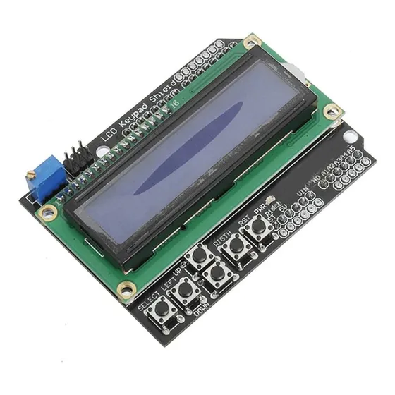 Shield Display Modulo Board Lcd1602 Teclado Para Mega / Uno