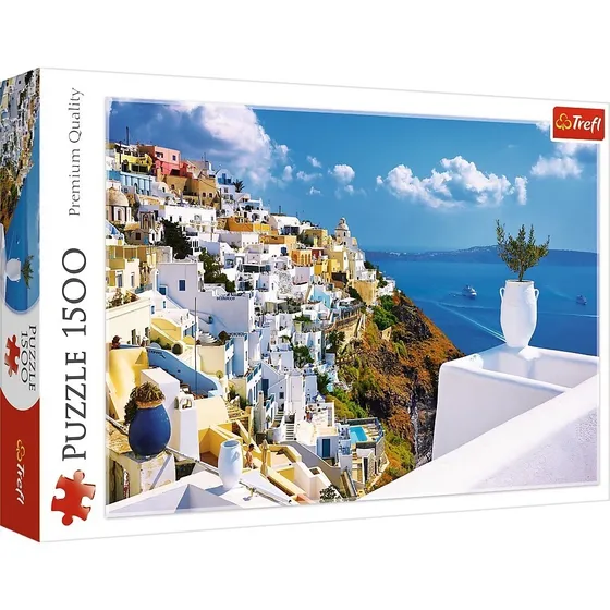 Rompecabezas Puzzle 1500 Piezas Trefl Santorini Grecia 26119