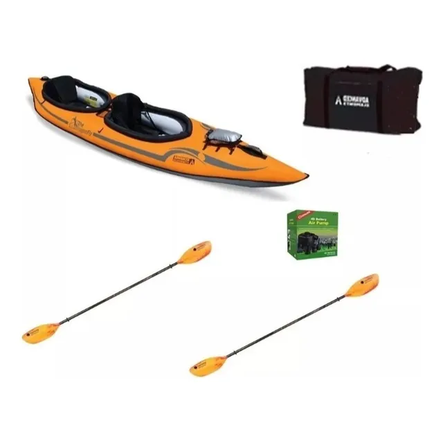 Kayak Inflable Acadia 2 Puestos Drangonfly2+2 Remos+inflador