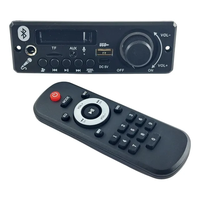 Modulo Usb C/control Lector De Mp3,fm Y Bluetooth