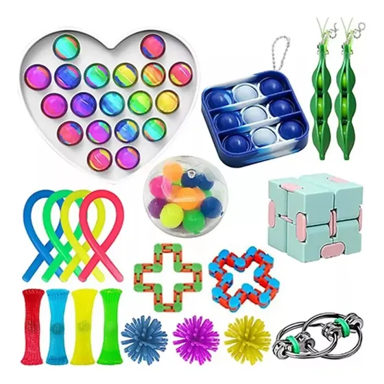 Super Combo Sensorial Fidget Toys Surtido Antiestrés Pack 20