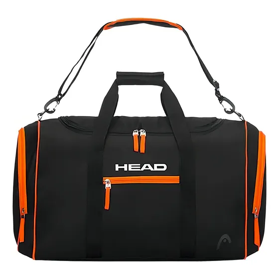 Bolso Head Grande Deportivo Reforzado Zapatillas Ropa Gym Color Negro modelo 15292