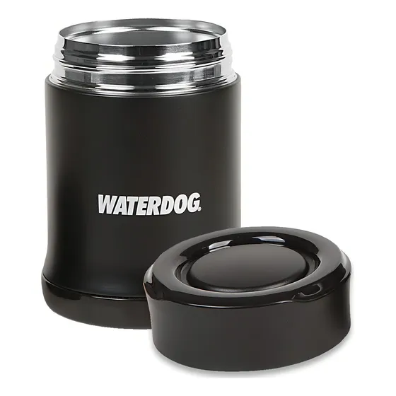 Viandera Lunchera Termica Waterdog Acero Inox Comida 480 Cm3 Color Negro