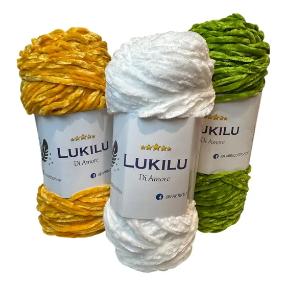 Chenille Lukilu X3uds 100grs La Fabriquita