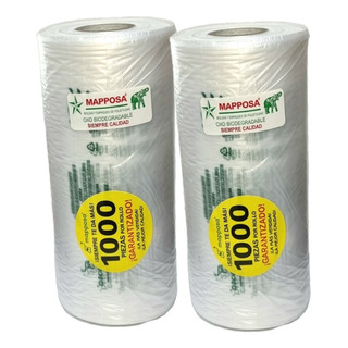 Bolsa Biodegradable 25 X 35 - 2 Rollos Mapposa Bolsa Biodegradable 25 X 35 - 2 Rollos Mapposa