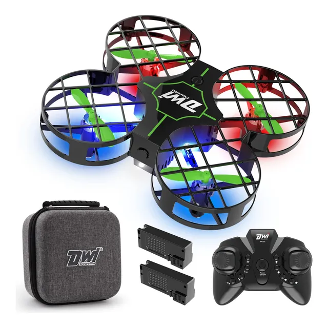 Mini Drone Leds Dwi Dowellin Con Estuche, Dos Baterías