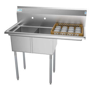 Fregadero De Cocina Comercial Nsf Con 2 Compartimentos De Ac Fregadero De Cocina Comercial Nsf Con 2 Compartimentos De Ac