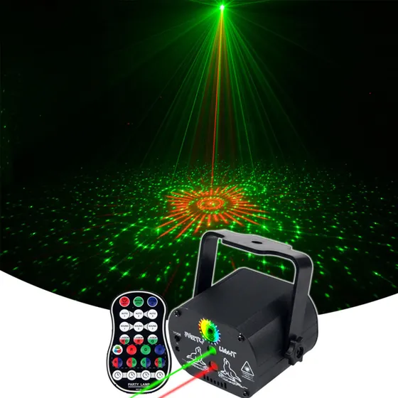 Luz Laser Discoteca Para Fiesta Proyector Espectaculo Usb