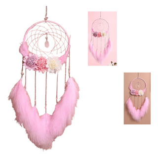 Atrapasueños Con Flores Rosa Atrapasueños Con Flores Rosa