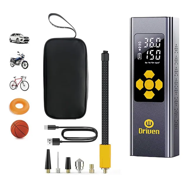 Compresor De Aire Electrico Portatil Inflador Auto Moto Bici