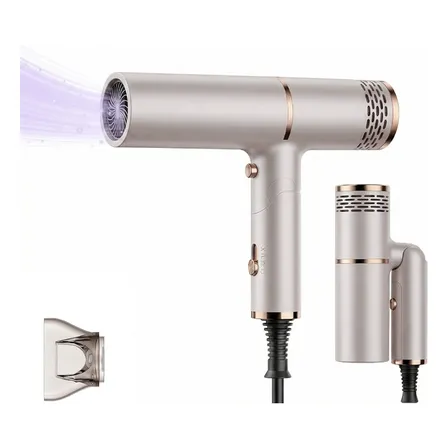 Secador De Cabelo Profissional 1500w Íons Negativos 127v Castanho 127v