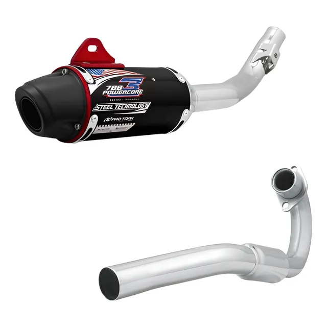Escape Honda Xr250 Tornado Pro Tork Powercore 3 Steel Avant
