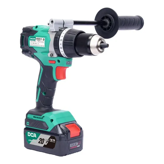 Taladro Percutor 20v Brushless 13mm 120n.m 24+2 B:4.0ahx2