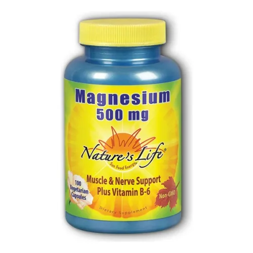 Suplemento Nature's Life Magnesio 100 Cápsulas Con Vitamina 