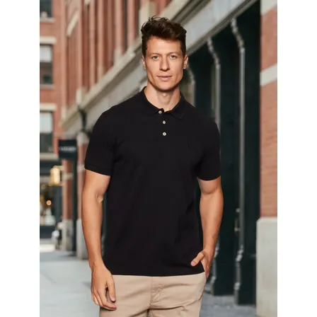 Camisa Polo Piquet Classica Reserva Masculina Adulto Preto N/a G Lisa