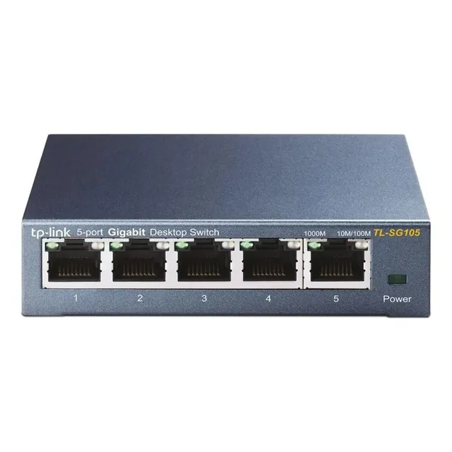 Switch Tp-link Tl-sg105 5 Puertos 10/100/1000mbps, No Admin