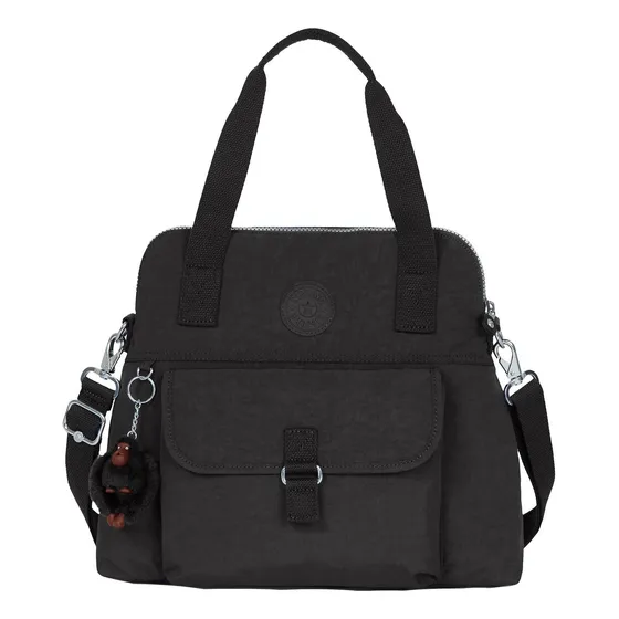 Bolsa Shopper Kipling Pahneiro Color Black