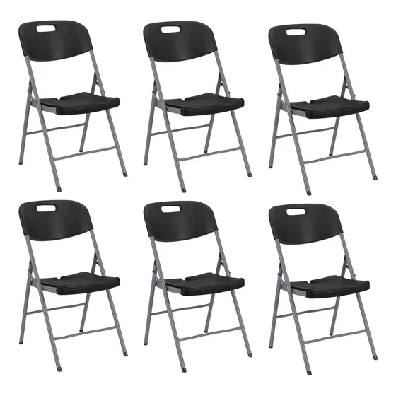 Set X6 Silla Plegable Para Catering Hogar Reforzada Confort