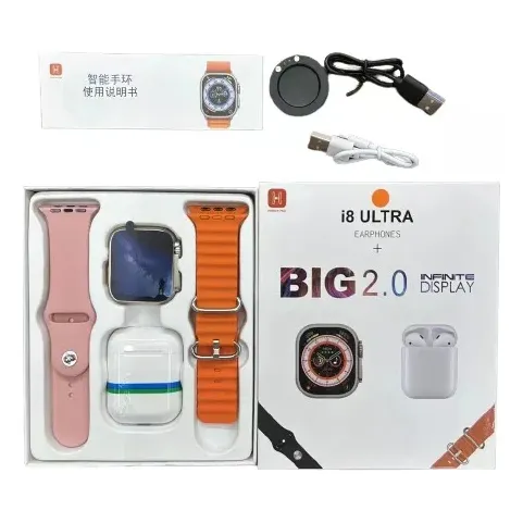 Reloj Inteligente I8 Ultra 2.0 Smartwatch Con Audífono