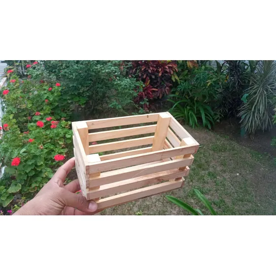 Cajas De Madera Cesta De Madera Para Regalos Decoraciones