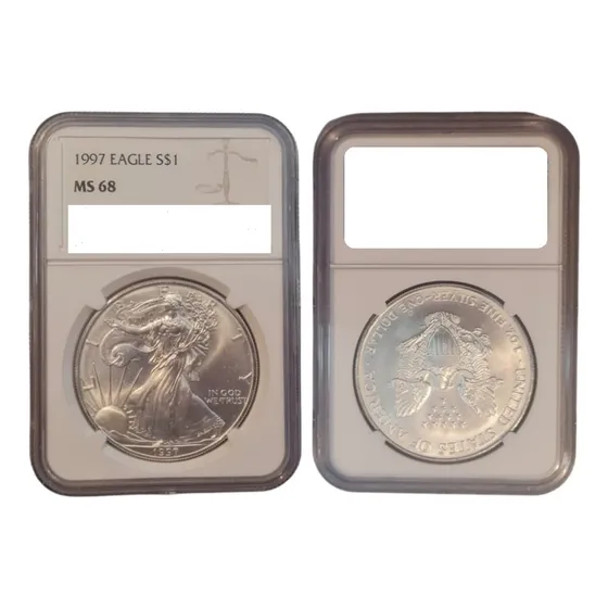 Usa 1 Dolar Plata Onza  Troy Silver Eagle  1997