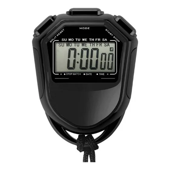 A Cronómetro Portátil Digital Lcd Resistente Al Agua
