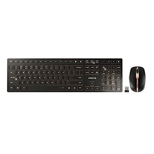Paquete Teclado+mouse Cherry Dw 9101 Inalámbricos Delgados