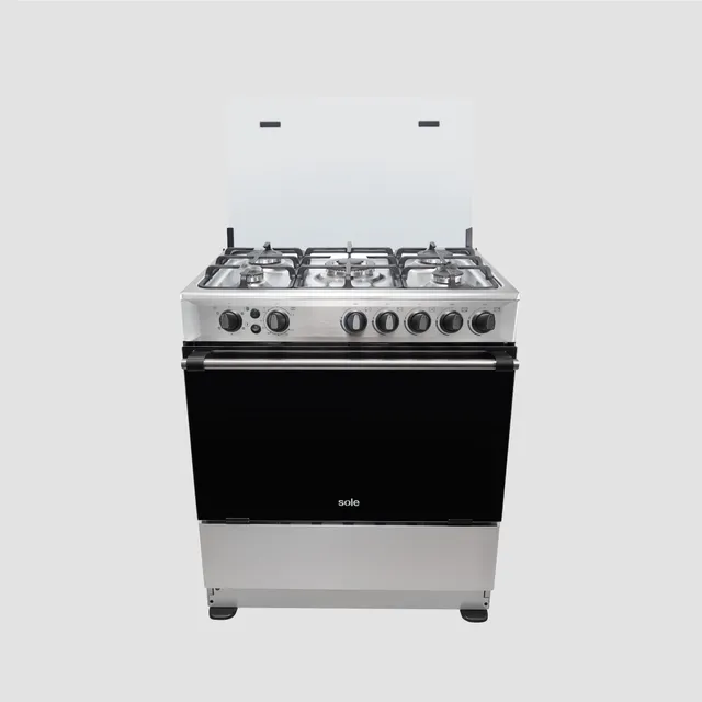 Cocina Pie Glp Sole Dubai 76cm Cosol018 Color Acero Tipo de conexión Gas envasado
