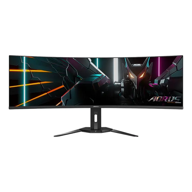 Monitor Gamer Aorus con pantalla de 49" 144Hz y resolución DQHD