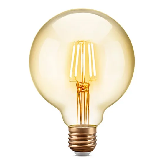 Lâmpada Filamento Led G95 Retrô 4w 127/220V 2200k Elgin Cor da luz 2200K Âmbar