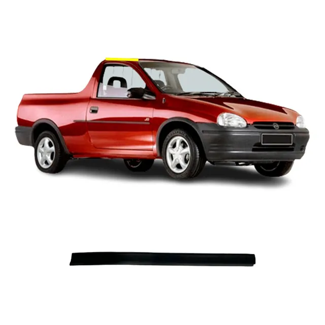 Borracha Friso Teto Pick Up Corsa S/bagageiro Lado Direito