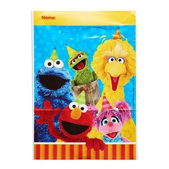 American Saludos Sesame Street Treat Bags (8 Piezas)