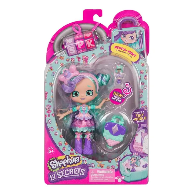 Muñeca Shopkins Peppa Mint Lil Secrets