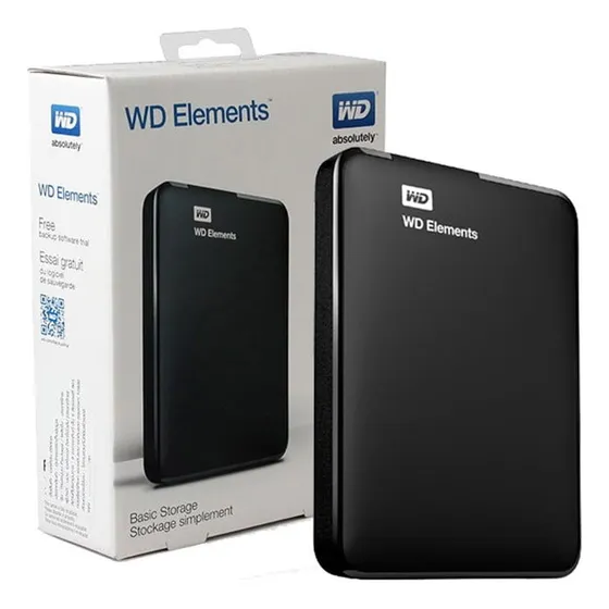 externo Western Digital WD Elements Portable WDBU6Y0020BBK 2TB negro