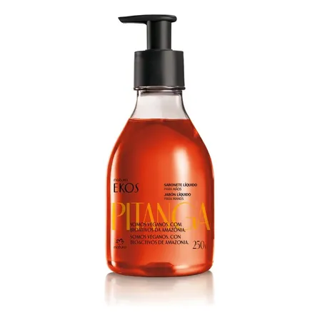 Sabonete Líquido Para Mãos Ekos Pitanga 250 Ml Natura